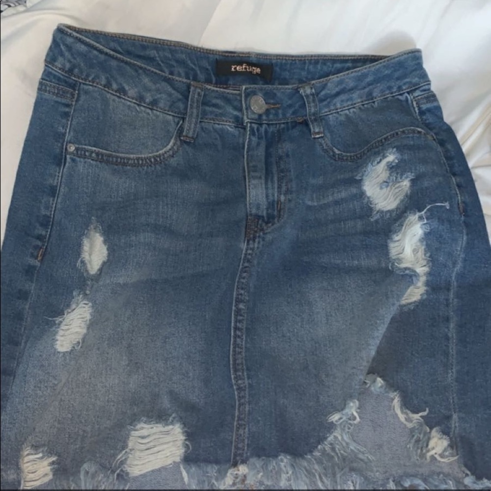 jean skirt